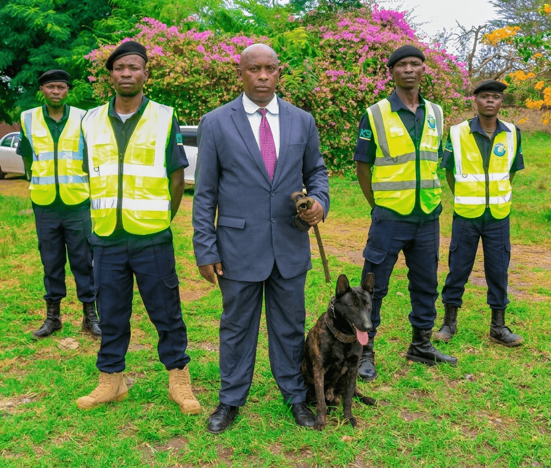 Security personnel on duty
